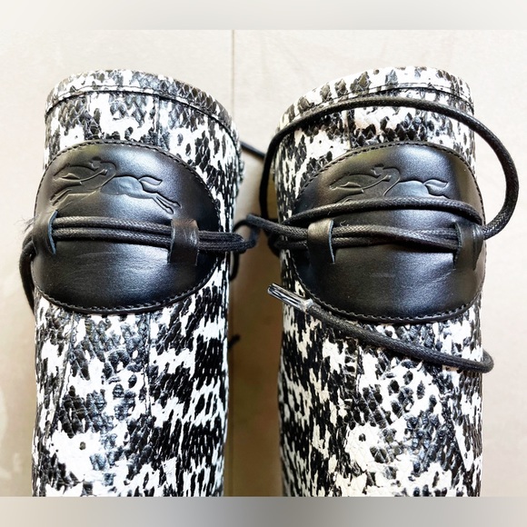 Longchamp B+W Lace-up Boots - Picture 8 of 16